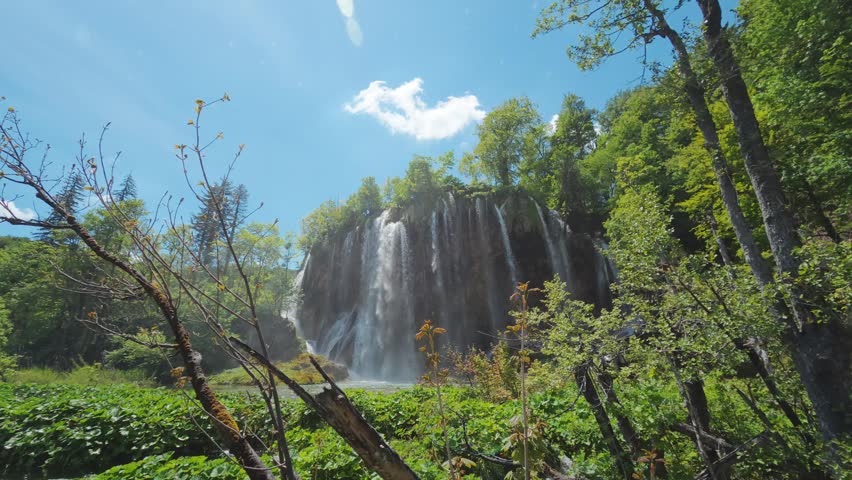 Plitvice lakes in Croatia, Unesco park