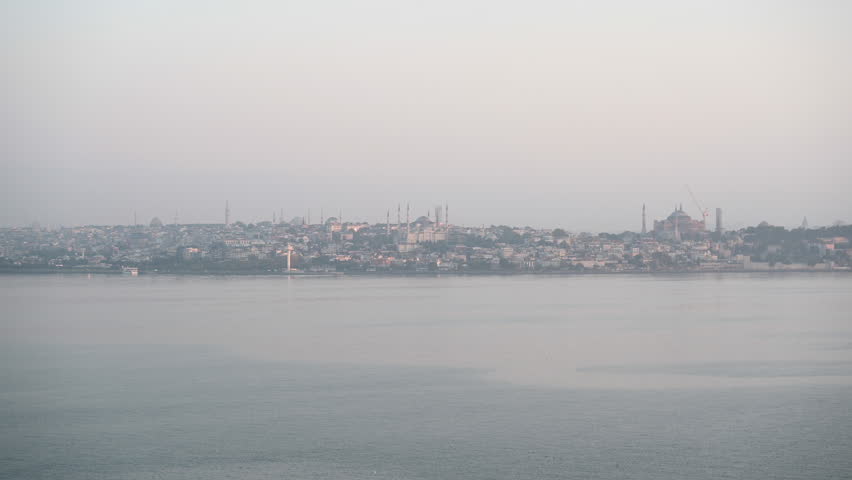Blue Mosque and Hagia Sophia in Istanbul, Turkey