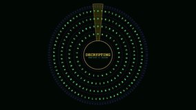 A dynamic animation of a rotating cryptographic cypher wheel, visualizing ancient and modern encryption, decoding, and data security concepts. - Powered by Shutterstock - Get 15% off with code: PIKWIZARD15