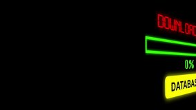 Database Loading Progress Bar with Digital Data Stream Interface - Powered by Shutterstock - Get 15% off with code: PIKWIZARD15