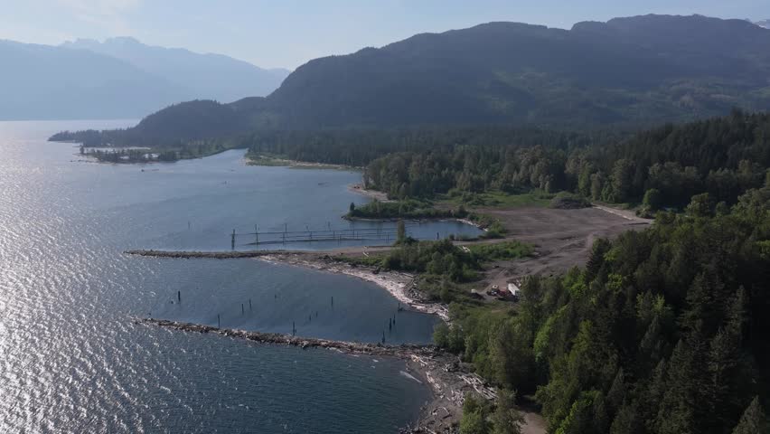 Stunning Aerial of Harrison Lake