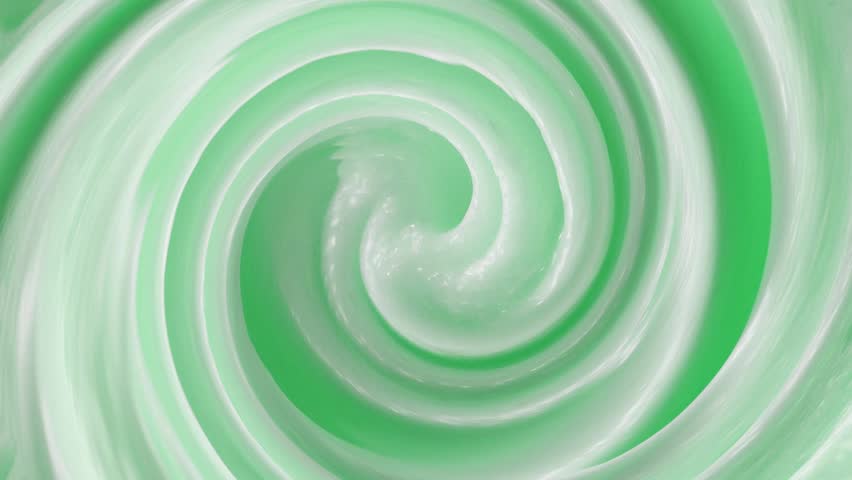 4K video of a green butter swirl texture. A soft abstract green background for promos, motion videos, or concept videos. Can also be used to promote food and beverage products on social media
