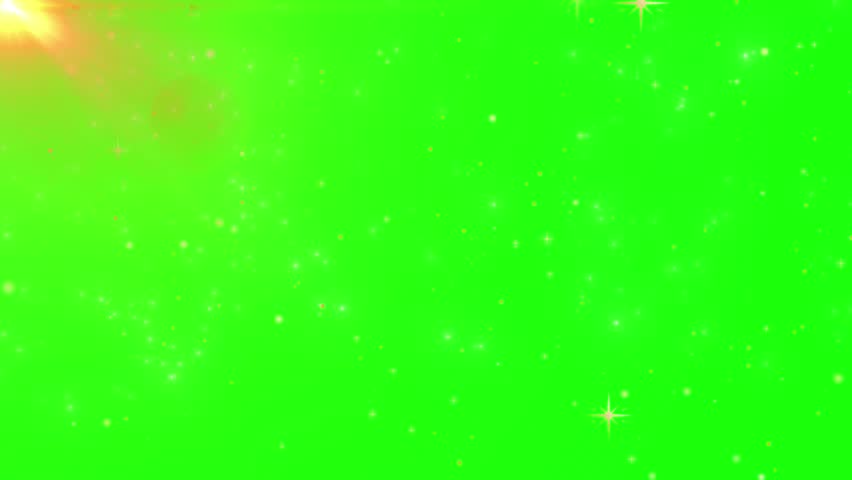 Vivid fireworks explode against a bright green night sky, creating a festive atmosphere.
