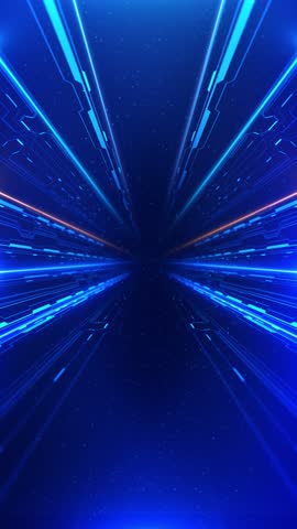 Artificial Intelligence digital machine learning, tech network, data flow, blockchain virtual tunnel space binary digits flow. Science and technology sci-fi Cyberspace Particles Digital Data Network