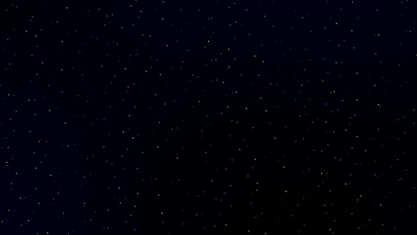 Starry night sky with countless twinkling stars and deep darkness