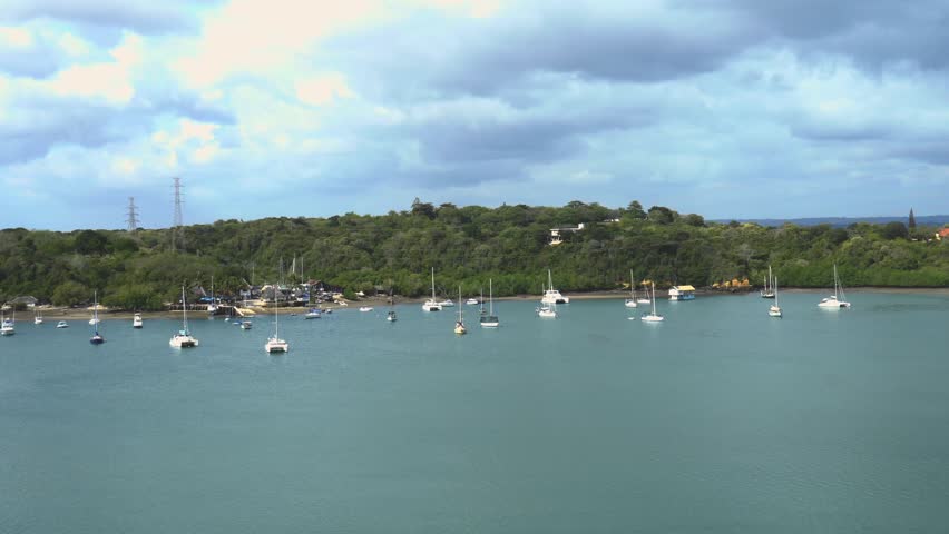 yachts and boats in the ocean