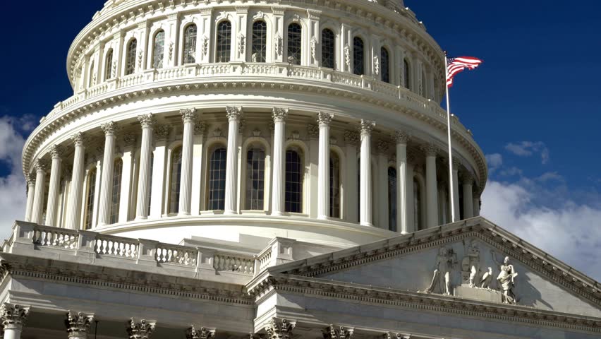 United States Capitol building in Washington, DC in the morning home of the U S Congress, and the seat of the legislative branch of the U.S. federal government