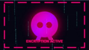 Digital Encryption Active HUD Interface with Binary Code Data Stream - Powered by Shutterstock - Get 15% off with code: PIKWIZARD15