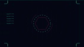 Digital HUD Interface With Hexagon Scanner And System Data Overlay - Powered by Shutterstock - Get 15% off with code: PIKWIZARD15
