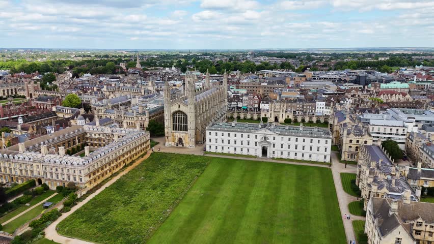 Drone shot of King