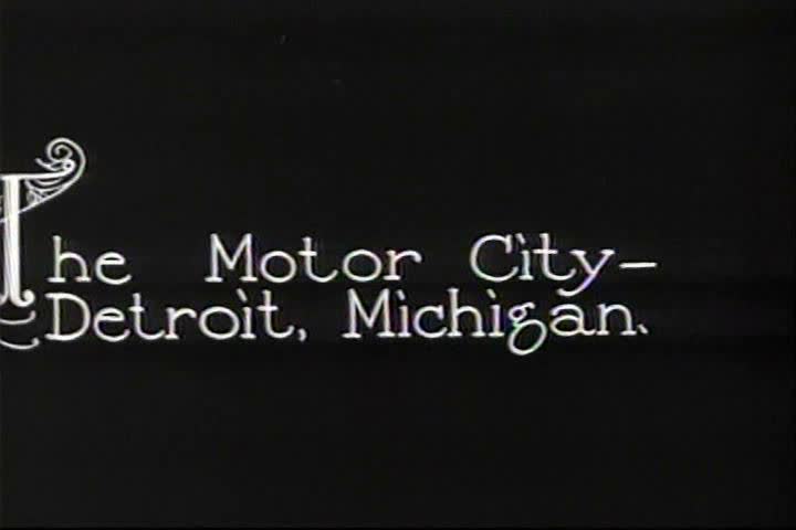 1920s - Tourists come from all over the world to visit Detroit and it