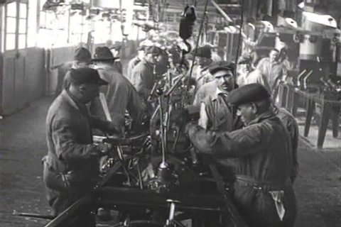 1920s - The great factory assembly lines of the American industrial age, 1926.