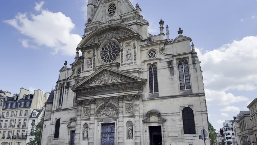 Saint-Étienne-du-Mont Church in Paris, France