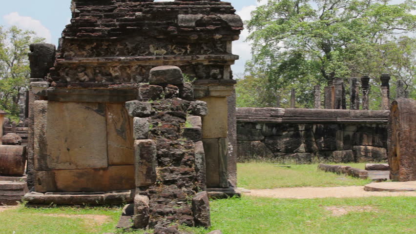 Video 1920x1080 - Sri Lanka landmark - the medieval ruined temples