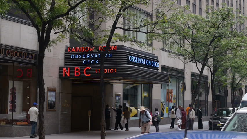 NEW YORK CITY, Circa June, 2013 - An establishing shot of the NBC Studios