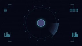 Digital HUD Interface With Hexagon Scanner And Data Metrics - Powered by Shutterstock - Get 15% off with code: PIKWIZARD15