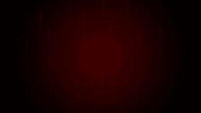 Digital binary code falling over a red abstract geometric background - Powered by Shutterstock - Get 15% off with code: PIKWIZARD15