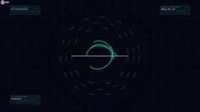 Futuristic digital interface showing data scanning and circular animation - Powered by Shutterstock - Get 15% off with code: PIKWIZARD15