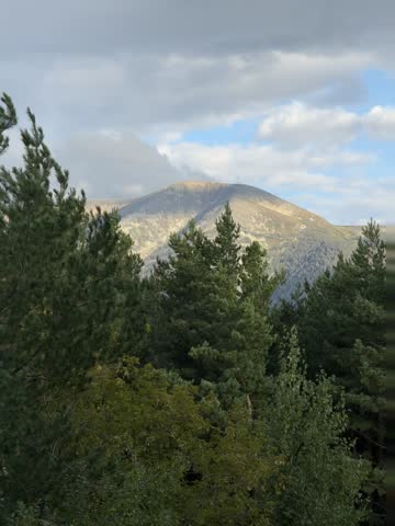 Panoramic view of the mountains; photography of mountainous terrain