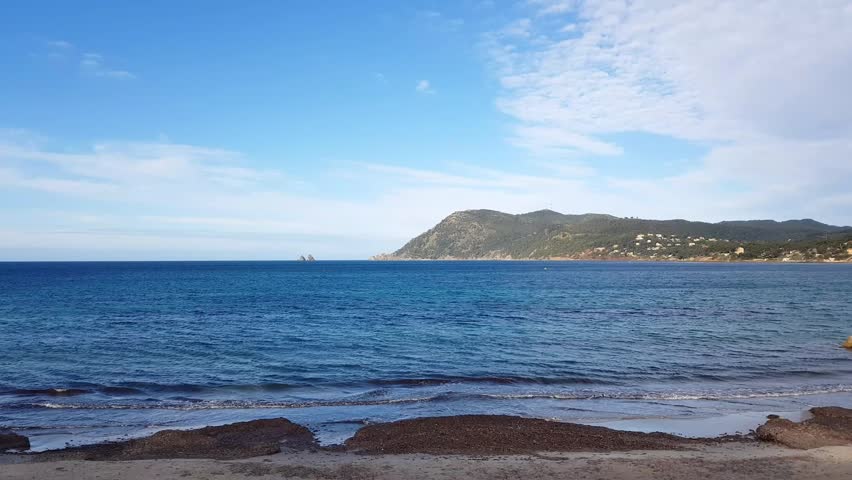 The beach Of Les Sablettes, La Seyne-sur-Mer, South of France