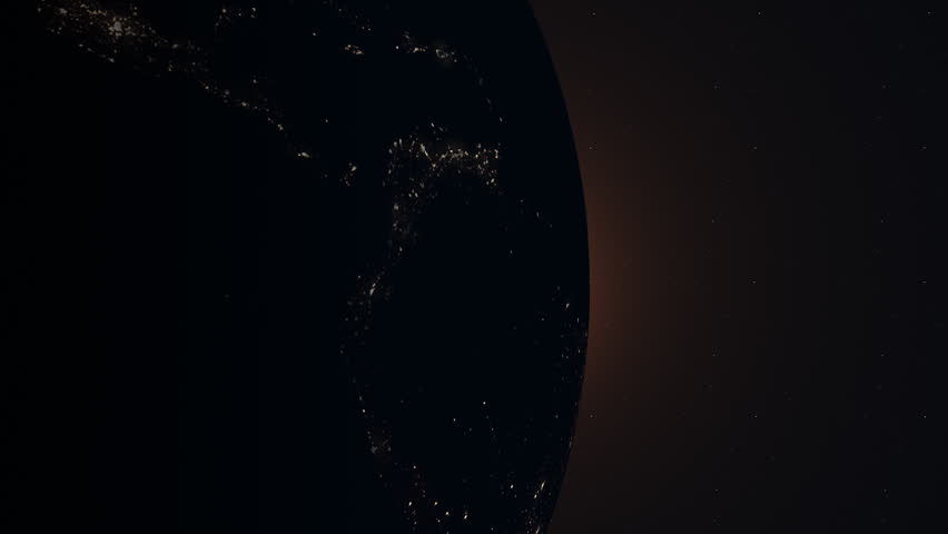 Planet Earth Sunrise from Space