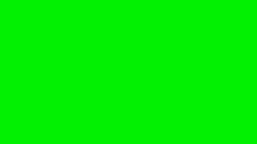 Funny cartoon letter character with 3d chocolate texture and eyes on green screen