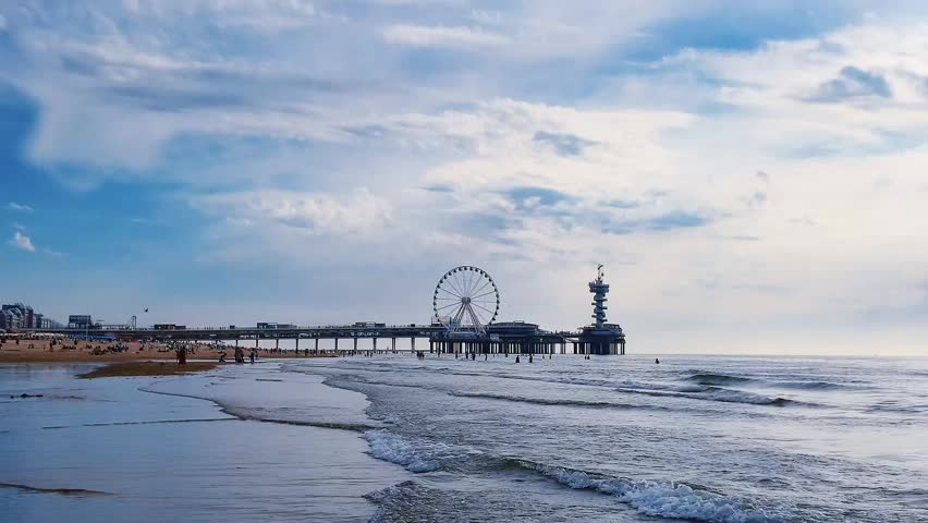 Scheveningen beach Netherlands The Ferris Wheel The Pier at Scheveningen, 