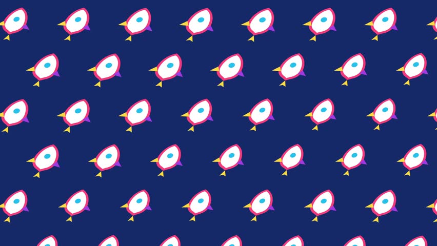 Seamless space rocket shuttle pattern background
