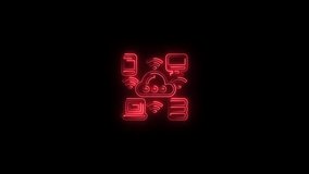 Neon Cloud Computing Network Connection Devices - Powered by Shutterstock - Get 15% off with code: PIKWIZARD15