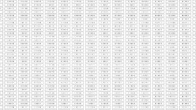 Columns of changing black binary code on a white screen, computer language. Encryption, digital code, big data, blockchain, firewall, data privacy, computer technology. - Powered by Shutterstock - Get 15% off with code: PIKWIZARD15
