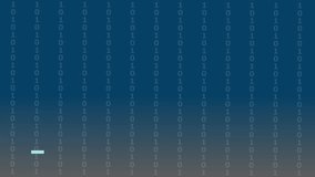 Bar graph with downward trend and binary code. Financial loss symbol for negative corporate performance. Digital bar graph animation for economic failure. - Powered by Shutterstock - Get 15% off with code: PIKWIZARD15