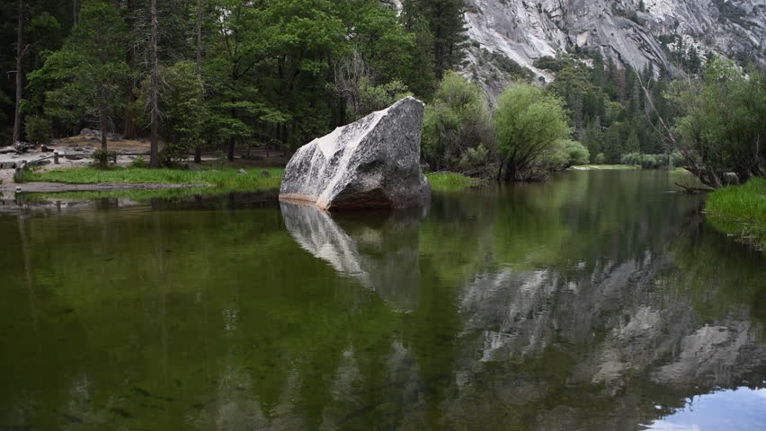 Mirror Lake in Yosemite National Park in California, USA