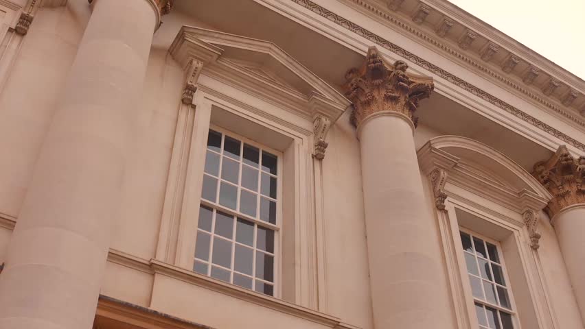 Classicizing Architecture Of Peckwater Quadrangle At Christ Church Within The University of Oxford In England, UK