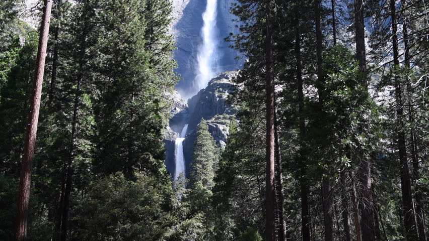 Lower Falls in Yosemite National Park in California, USA