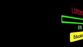 Online Education Loading Progress Interface with Digital Code Background - Powered by Shutterstock - Get 15% off with code: PIKWIZARD15