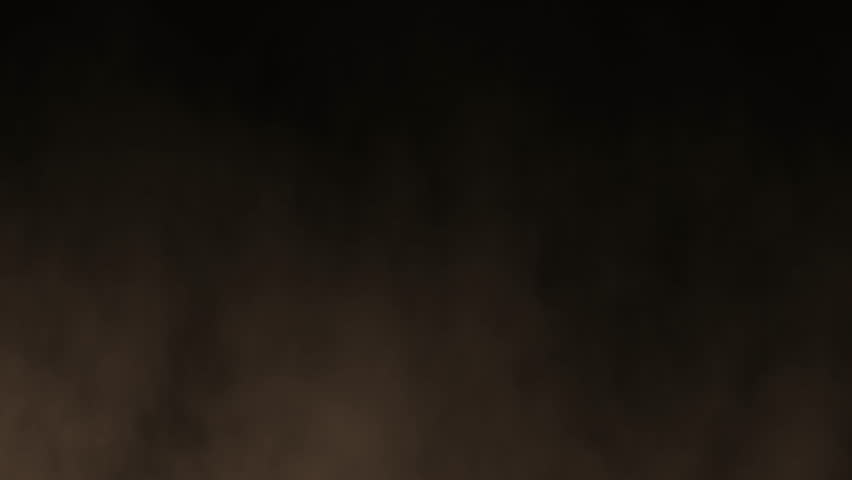 Brown sand dust moving dark background ethereal smoke mist atmospheric particle effect. ideal for cinematic overlays and mysterious textures.