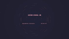 Digital Loading Progress Bar with Futuristic HUD Data Interface Overlay - Powered by Shutterstock - Get 15% off with code: PIKWIZARD15