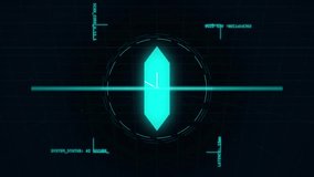 Futuristic Digital Clock Interface with Cyber Security Data HUD Overlay - Powered by Shutterstock - Get 15% off with code: PIKWIZARD15