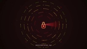 Digital Security Lock Animation with Circular Scanning Data Interface - Powered by Shutterstock - Get 15% off with code: PIKWIZARD15