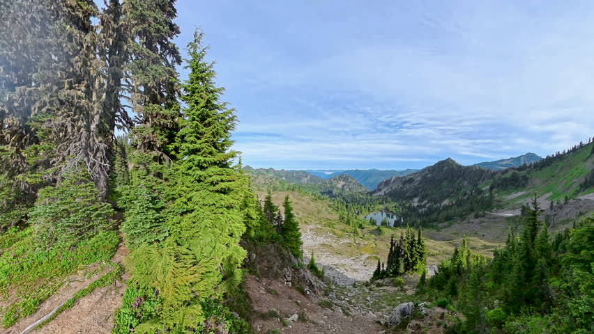 Naming the Lakes from View High in the Washington Mountains