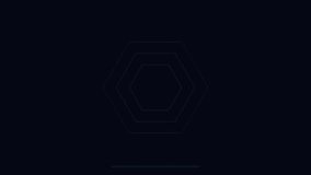 Futuristic digital data analysis interface with hexagon radar scanner - Powered by Shutterstock - Get 15% off with code: PIKWIZARD15