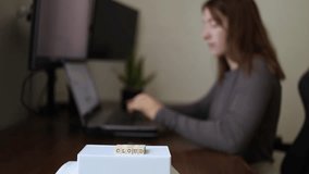 Cloud storage security concept as young woman accesses online files through laptop highlighting remote data management digital workspace and modern cloud computing - Powered by Shutterstock - Get 15% off with code: PIKWIZARD15
