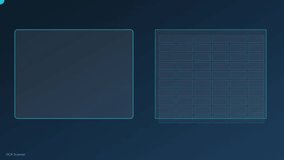 Futuristic digital interface displaying financial data grids and analytical processing. High-tech HUD overlay for business, software, and... - Powered by Shutterstock - Get 15% off with code: PIKWIZARD15