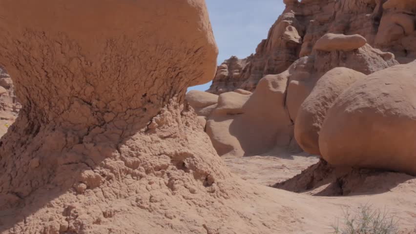 The Amazing Goblin Valley State Park in the Dessert of Southern Utah Jib Shot