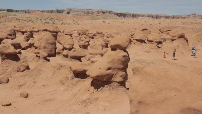 The Amazing Goblin Valley State Park in the Dessert of Southern Utah Jib Shot
