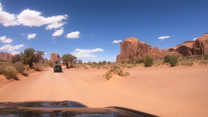 Spectacular travel footage of Monument Valley Navajo Tribal Park in the American Southwest