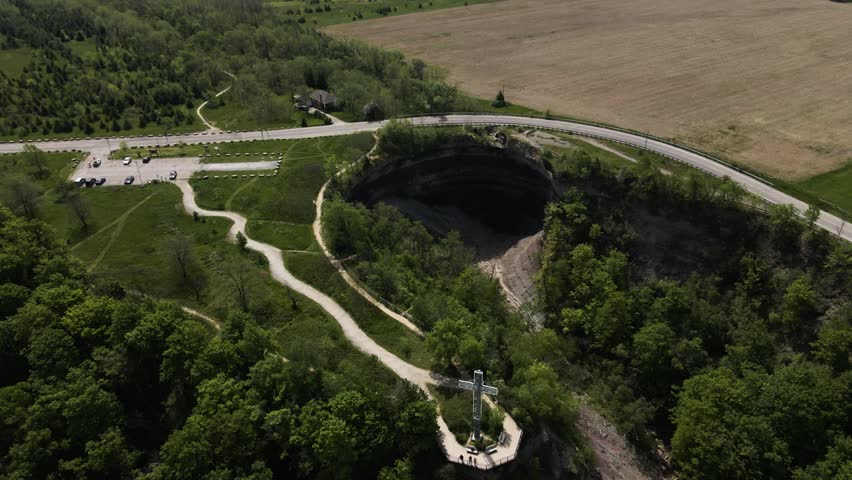 Aerial view of the Devil