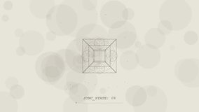 Abstract 3D Geometric Shape Syncing Process With Digital Data Progress - Powered by Shutterstock - Get 15% off with code: PIKWIZARD15