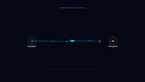 Digital Data Transfer Interface Showing Network Connection Loading Process - Powered by Shutterstock - Get 15% off with code: PIKWIZARD15