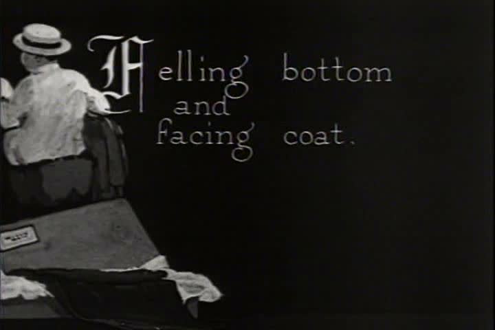 1920s - Clothing is made in American factories in 1920.